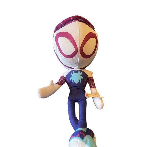 Marvel Multicolor Spidey Amazing Friends Ghost Spider Plush Doll - Picture 6 of 12